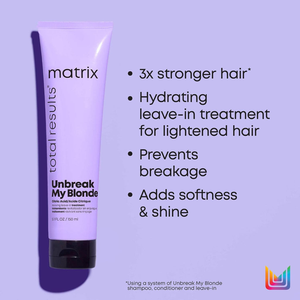 Matrix - UN BREAK MY BLONDE LEAVE-IN TREATMENT - Matrix - Total Results UN Break My Blonde Shampoo
