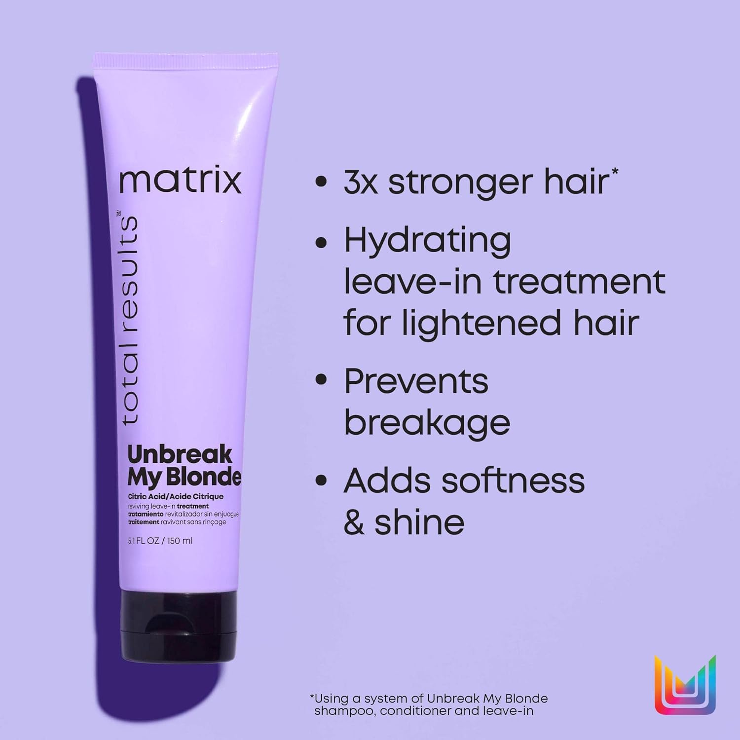 Matrix - UN BREAK MY BLONDE LEAVE-IN TREATMENT - Matrix - Total Results UN Break My Blonde Shampoo